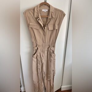 Intermix Zip-Down Romper Cargo Safari w/ Belt